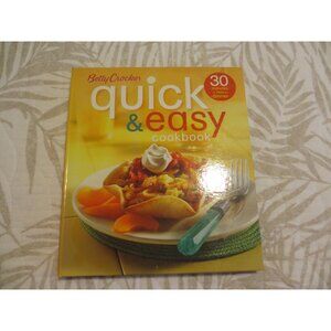 Betty Crocker Quick & Easy Cookbook Spiral Bound 2007